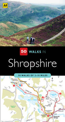Shropshire - AA 50 Walks Series (Paperback)