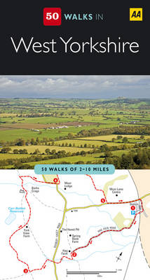 West Yorkshire - AA 50 Walks Series (Paperback)