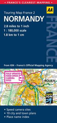 Cover Normandy: No. 2: AA Touring Map France