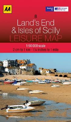 Lands End and The Isles of Scilly - AA Leisure Maps 8 (Sheet map, folded)