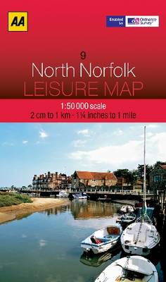North Norfolk - AA Leisure Maps 9 (Sheet map, folded)