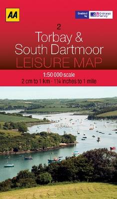 Torbay and South Dartmoor - AA Leisure Maps 2 (Sheet map, folded)