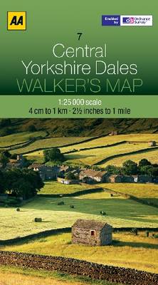 Central Yorkshire Dales - Walker's Map (Sheet map, folded)