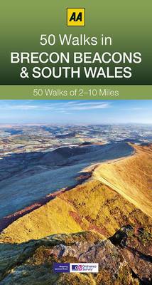 50 Walks in Brecon Beacons & South Wales - AA 50 Walks (Paperback)