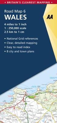 Wales - AA Road Map Britain 6 (Sheet map, folded)