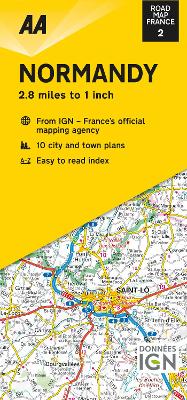 Road Map Normandy - Road Map France 2 (Sheet map, folded)