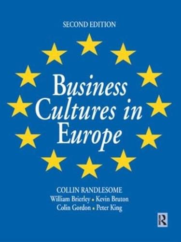 Business Cultures in Europe (Paperback)