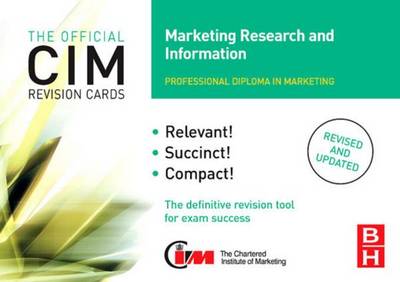 CIM Revision Cards Marketing Research and Information (Hardback)