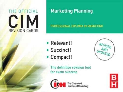 CIM Revision Cards Marketing Planning (Hardback)