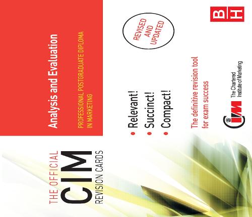 CIM Revision Cards Analysis and Evaluation (Hardback)