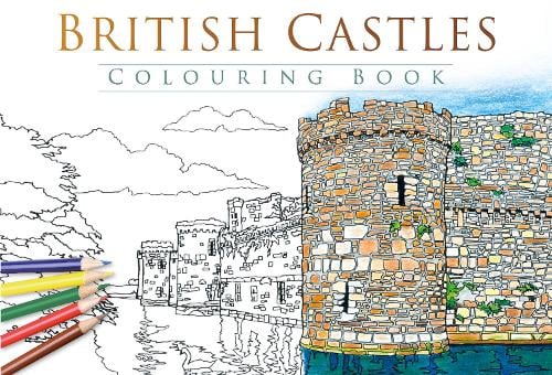 British Castles Colouring Book (Paperback)