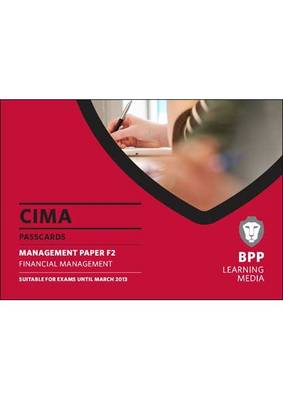 CIMA - Financial Management: Management paper F2: Passcards (Spiral bound)