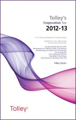 Tolley's Corporation Tax 2012-13: Main Annual (Paperback)