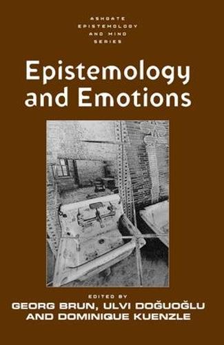 Epistemology and Emotions (Hardback)
