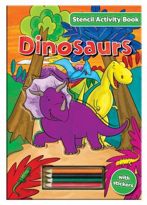 Stencil Activity Book - Dinosaurs - Stencil Activity Book