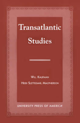 Transatlantic Studies (Hardback)