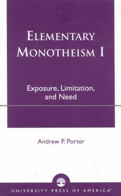 Elementary Monotheism (Paperback)