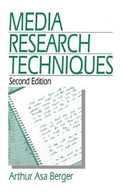 Media Research Techniques (Hardback)