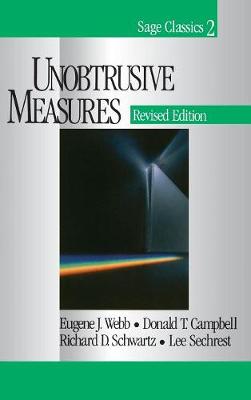 Unobtrusive Measures (Hardback)