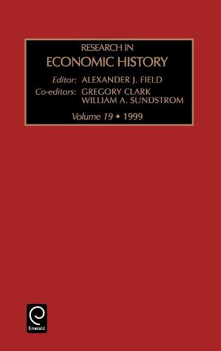 Research in Economic History - Research in Economic History 20 (Hardback)