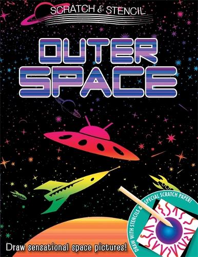 Scratch & Stencil: Outer Space (Paperback)