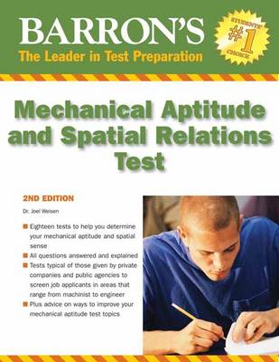 Mechanical Aptitude and Spatial Relations Tests (Paperback)
