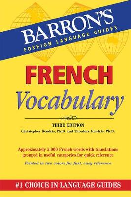 French Vocabulary - Barron's Vocabulary (Paperback)