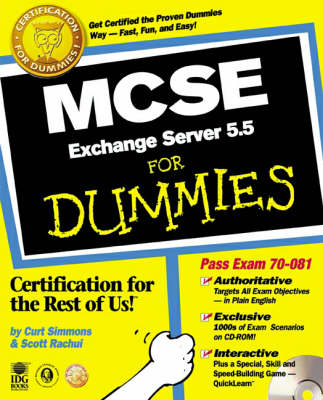 MCSE.Exchange Server 5.5 For Dummies (Paperback)