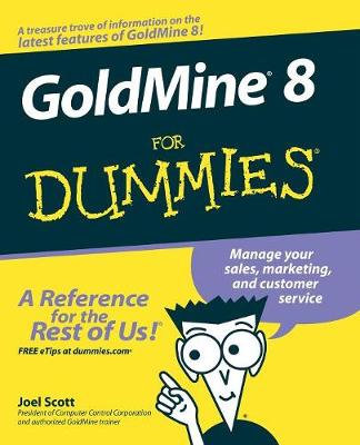 GoldMine 8 For Dummies (Paperback)