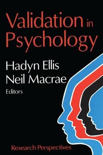 Validation in Psychology: Research Perspectives (Paperback)