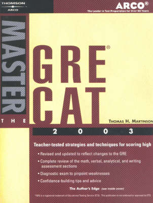 Master the Gre Cat, 2003/E (Paperback)