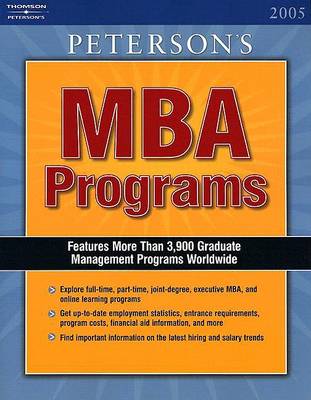 The Guide to MBA Programs 2005 (Paperback)