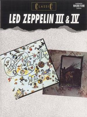 Led Zeppelin III and IV. Bass Tab Edition (Paperback)
