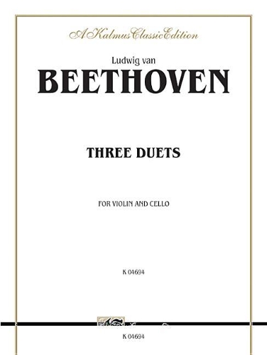 Three Duets for Violin and Cello (Book)
