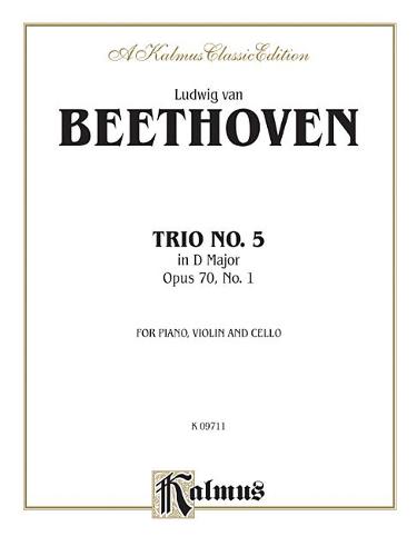 Piano Trio No. 5, Op. 70 No. 1: D Major (Book)
