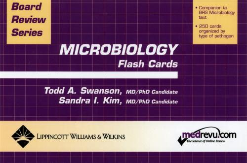 BRS Microbiology Flash Cards - Board Review Series