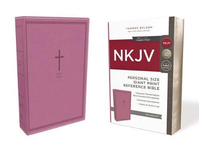 NKJV, Reference Bible, Personal Size Giant Print, Leathersoft, Pink, Red Letter Edition, Comfort Print: Holy Bible, New King James Version (Leather / fine binding)