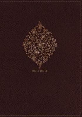 NKJV, Deluxe Reference Bible, Personal Size Giant Print, Leathersoft, Burgundy, Thumb Indexed, Red Letter Edition, Comfort Print: Holy Bible, New King James Version (Leather / fine binding)
