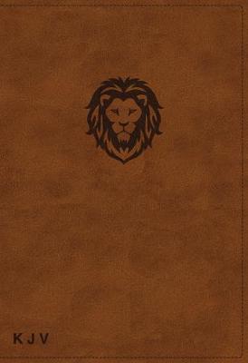 KJV, Thinline Bible Youth Edition, Leathersoft, Brown, Red Letter Edition, Comfort Print (Leather / fine binding)