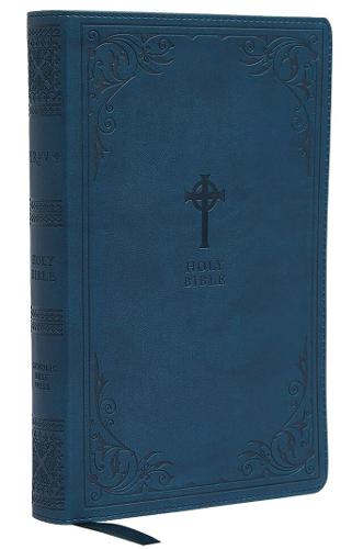 NRSV, Catholic Bible, Gift Edition, Leathersoft, Teal, Comfort Print: Holy Bible (Leather / fine binding)