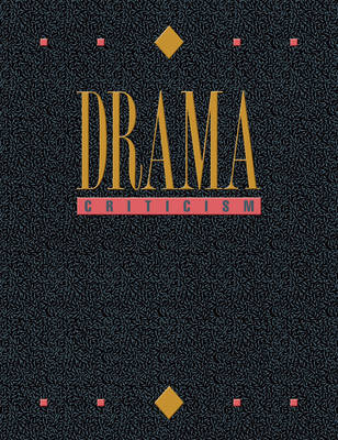 Drma Crit V16 - Drama Criticism 16 (Hardback)