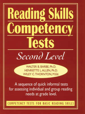 Reading Skills Competency Tests: Second Level - J-B Ed: Ready-to-Use Activities (Paperback)