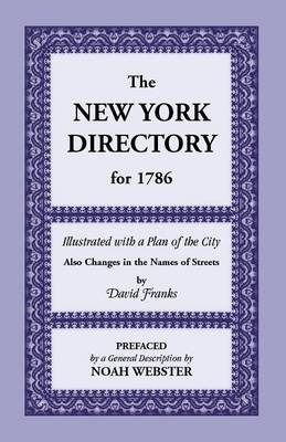 New York Directory for 1786 (Paperback)