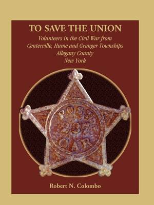 To Save the Union: Volunteers in the Civil War from Centerville, Hume and Granger Townships, Allegany County, New York (Paperback)