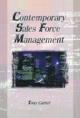 Contemporary Sales Force Management (Hardback)