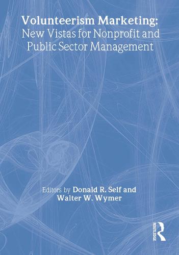 Volunteerism Marketing: New Vistas for Nonprofit and Public Sector Management (Hardback)