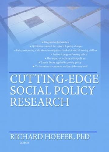 Cutting-Edge Social Policy Research (Paperback)