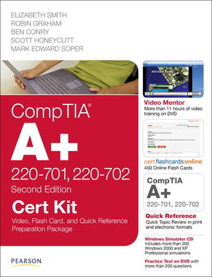 CompTIA A+ 220-701, 220-702 Cert Kit: Video, Flash Card and Quick Reference Preparation Package