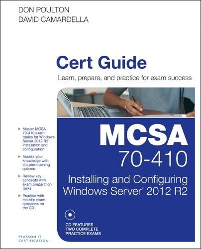 Mcsa 70 410 Cert Guide R2 By Don Poulton David Camardella Waterstones