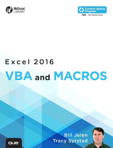 Excel 2016 VBA and Macros (includes Content Update Program) (Paperback)